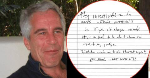 jeffrey epstein suicide note forgery brother