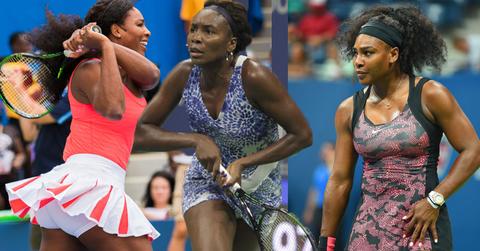 //serena williams venus williams us open tennis wardrobe malfunction pp