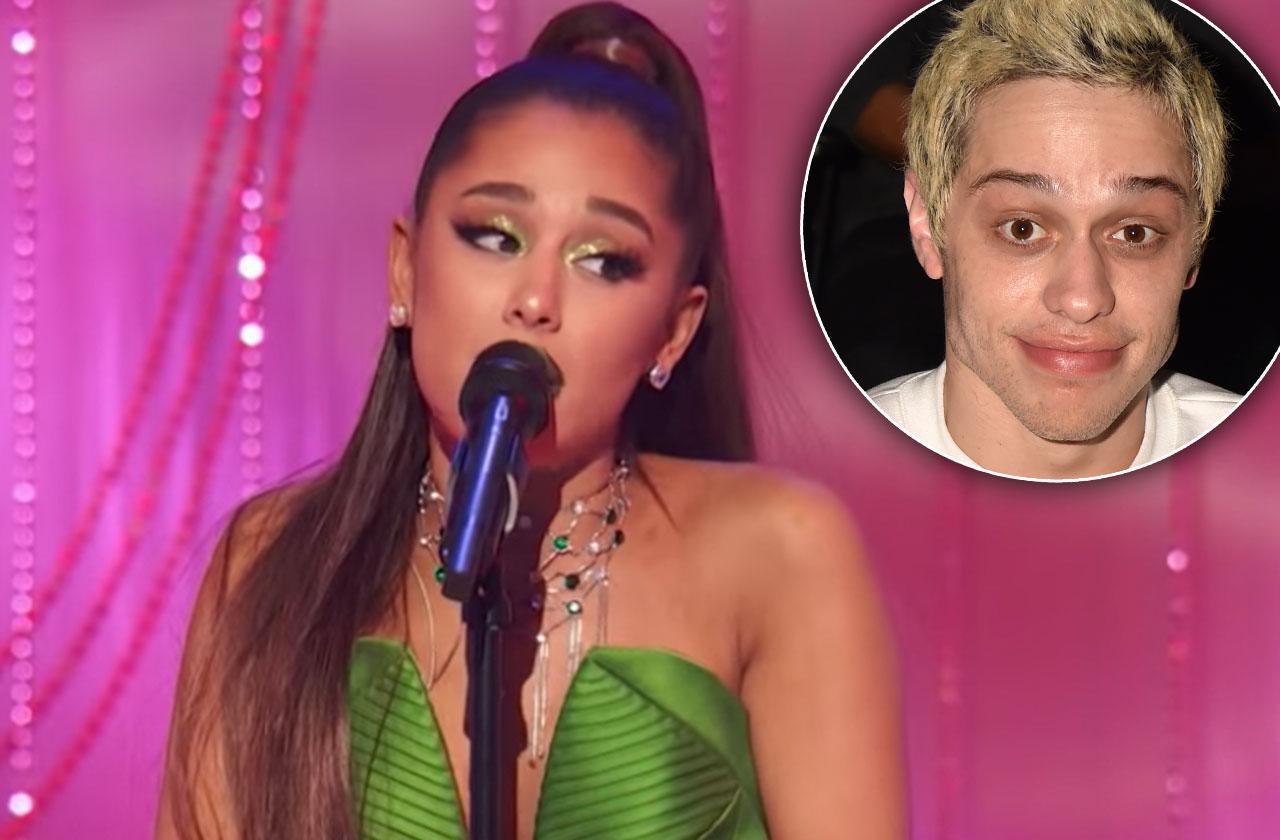 Ariana grande first performance Pete Davidson split Mac miller death a very wicked halloween