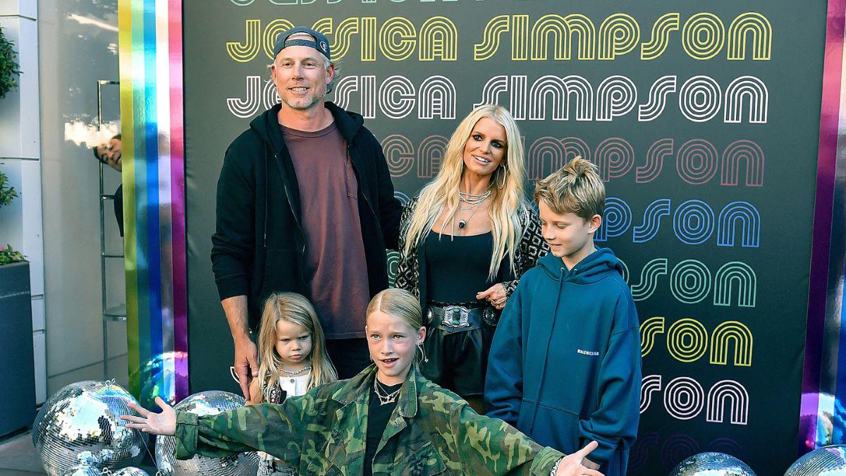 An insider said Jessica Simpson is still living with Eric Johnson for their children despite their separation.