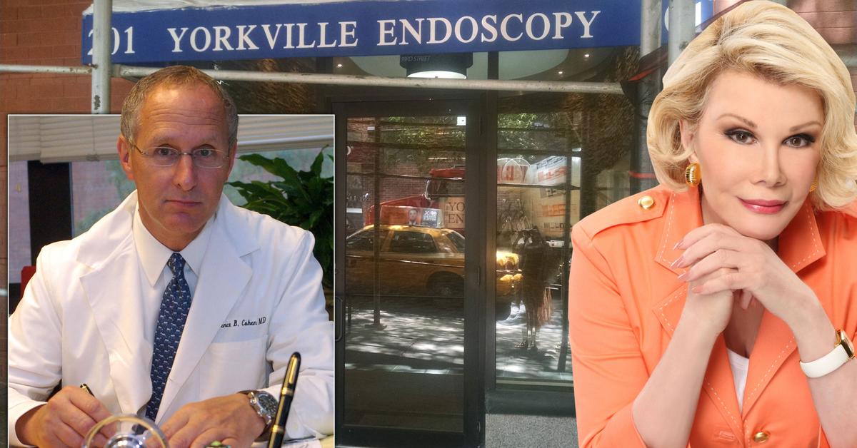 As Controversy Over Joan Rivers' Death Simmers, Dr. Lawrence Cohen, Who