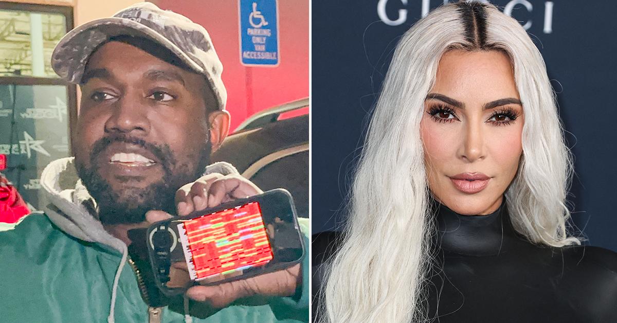 Kanye West Allegedly Showed Explicit Pics Of Kim Kardashian To Staffers