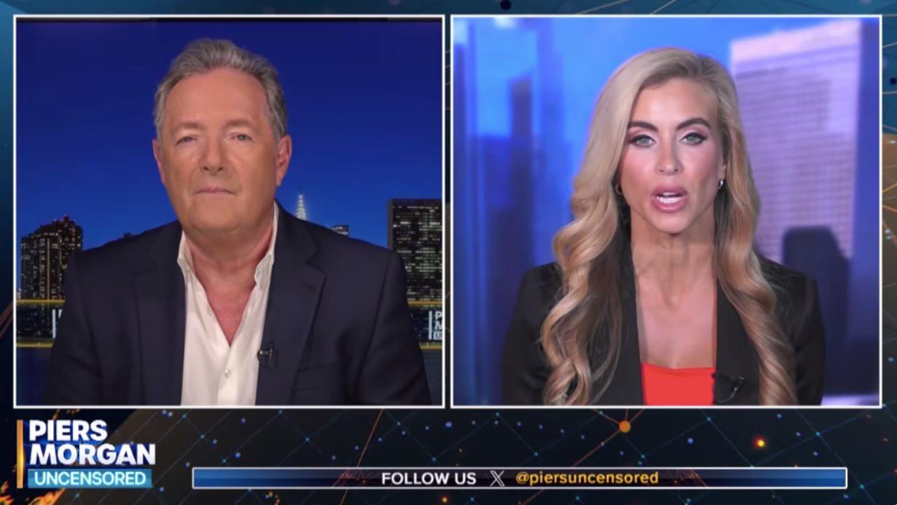 Picture of Piers Morgan and Katie Zacharia