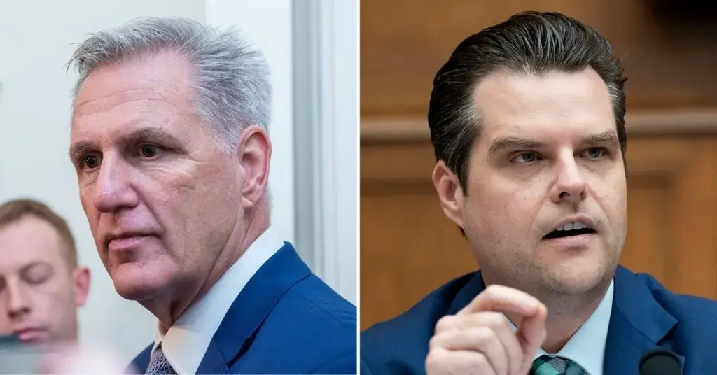 Former Speaker Kevin McCarthy Blames Ousting on Matt Gaetz's Ethic Complaint - Vimarsana News