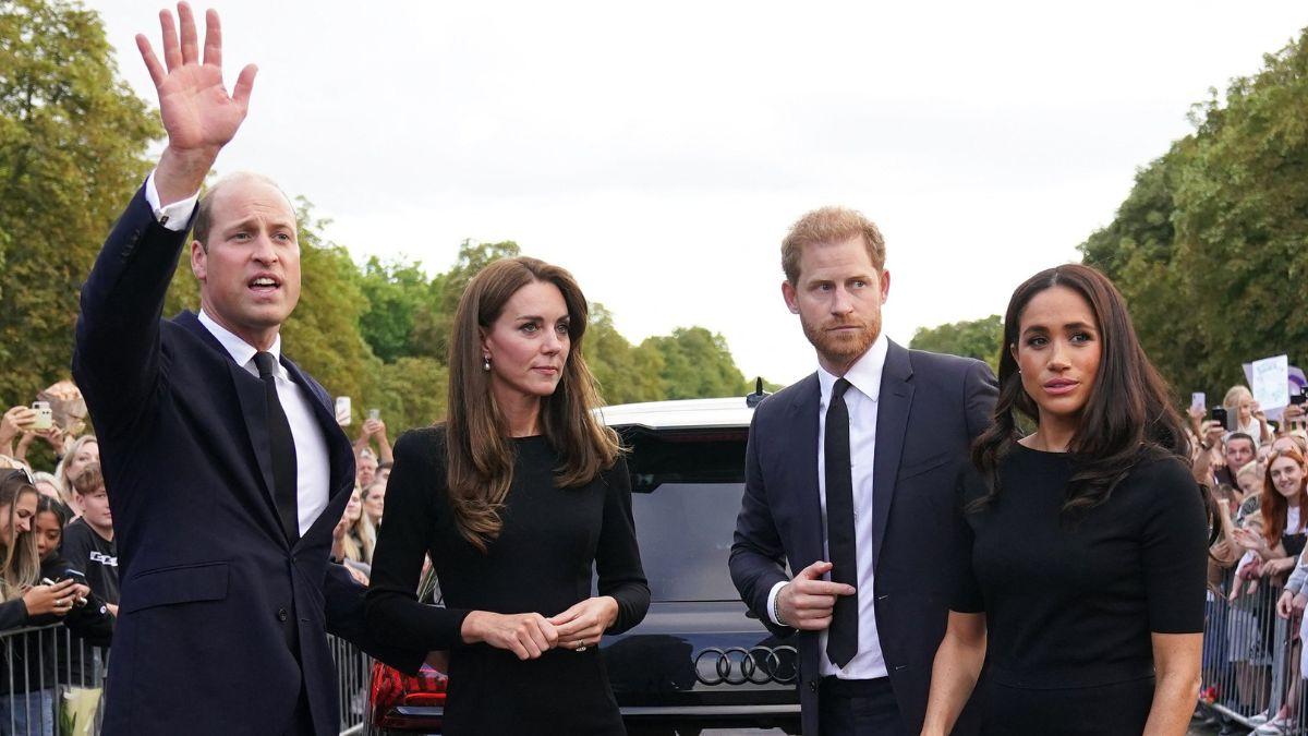 Photo of Princess Catherine, Prince William, Prince Harry and Meghan Markle