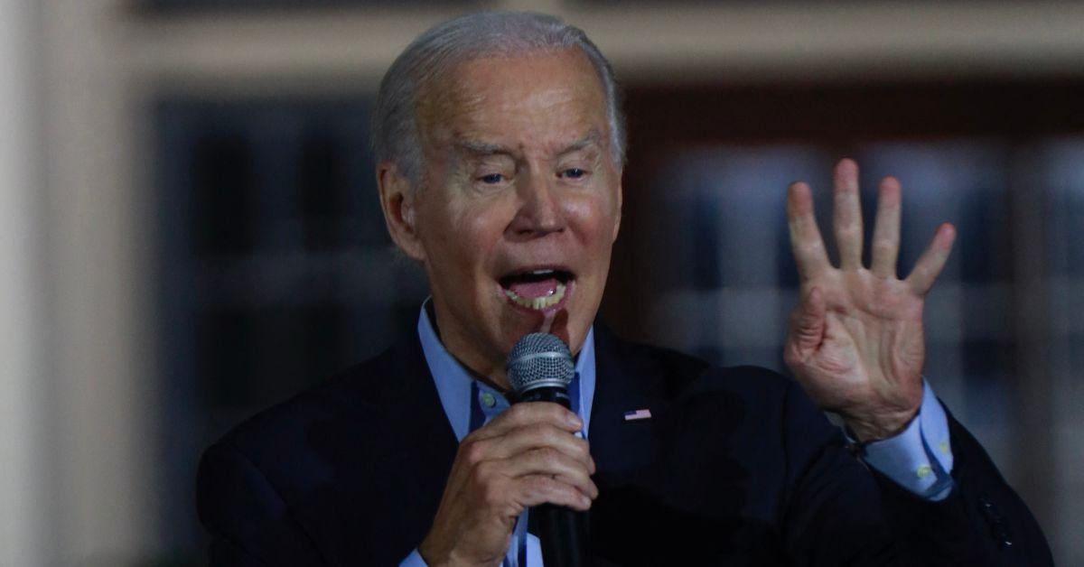 Joe Biden Almost Stumbles Off Stage During Rally In New York