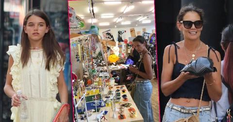 Katie Holmes And Suri Shop For Jewelry NYC