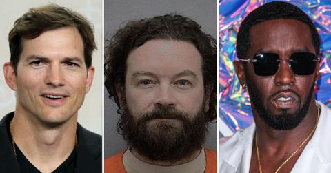 Composite photo of Ashton Kutcher, Danny Masterson and Diddy