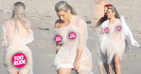 //kim kardashian naked photoshoot beach body pp