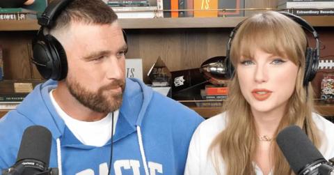 photo of travis kelce and taylor swift