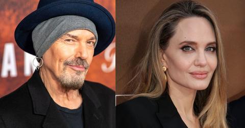 Billy Bob Thornton has maintained an 'obsessive' bond with ex Angelina Jolie as his wife rages.