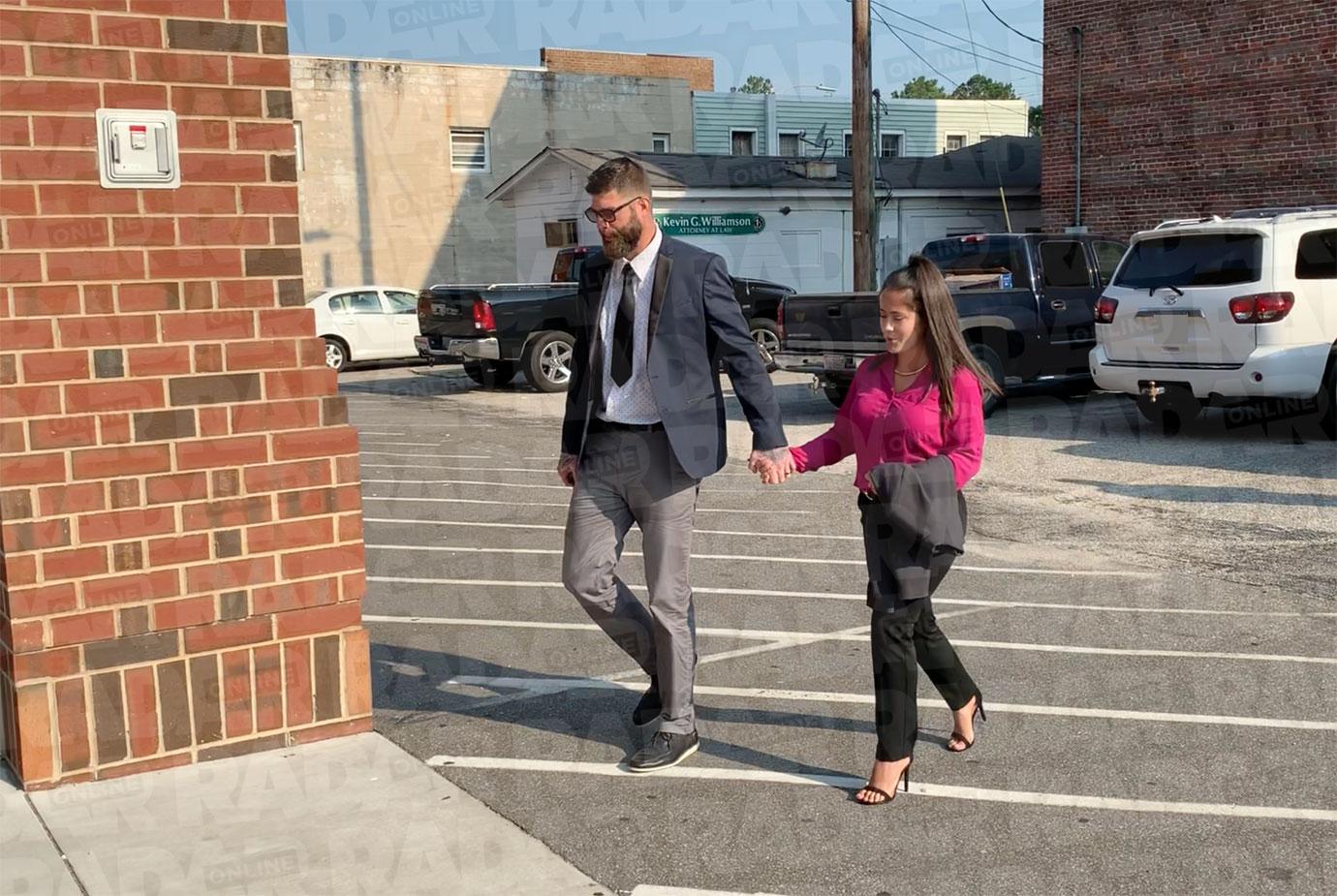 Jenelle Evans & David Eason In Court