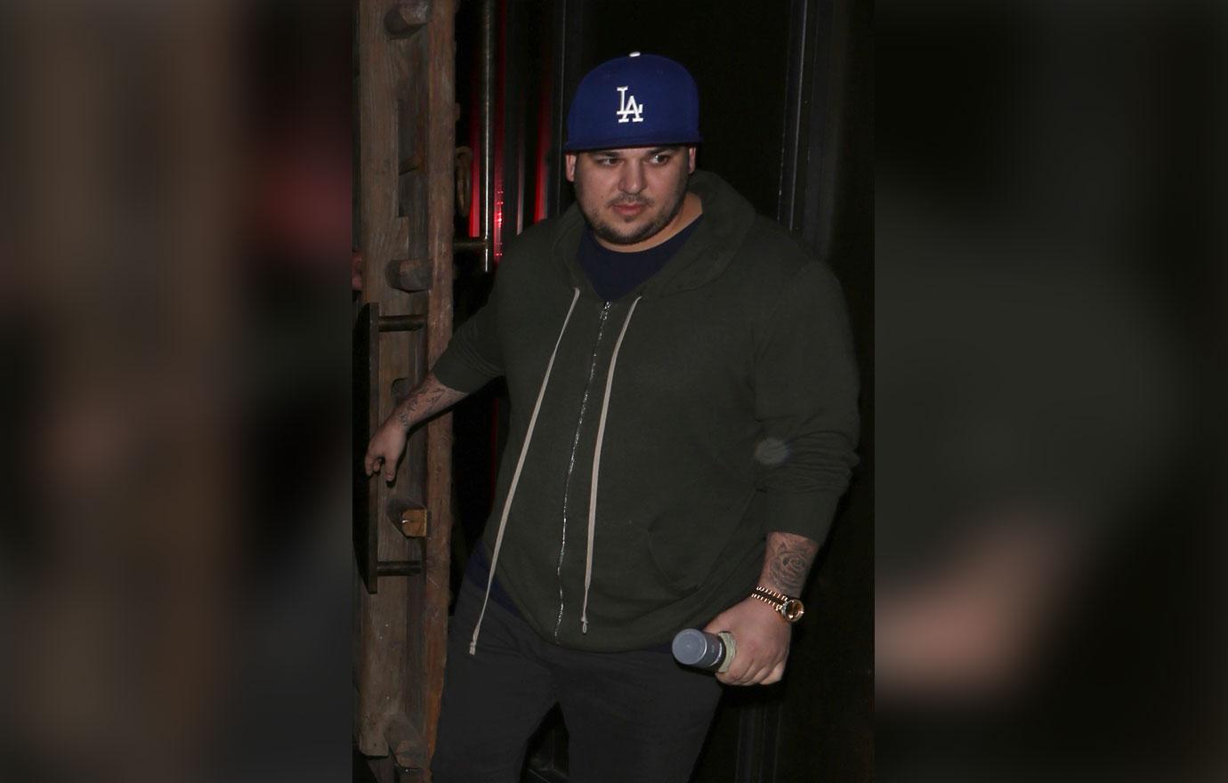 Rob Kardashian Blac Chyna Split Rock Bottom