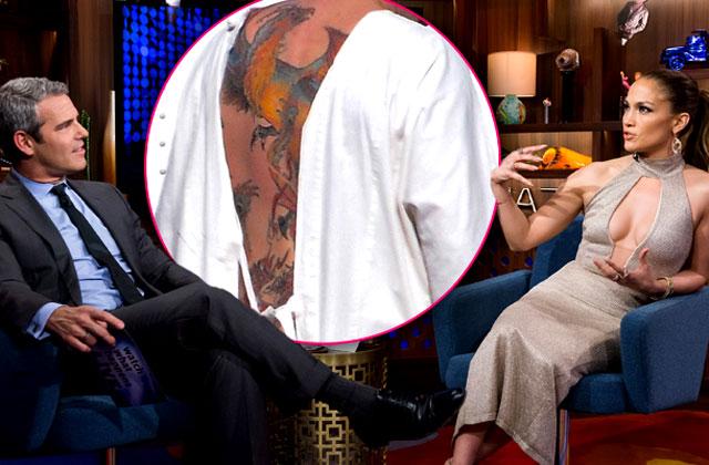 jennifer lopez slams ben affleck back tattoo