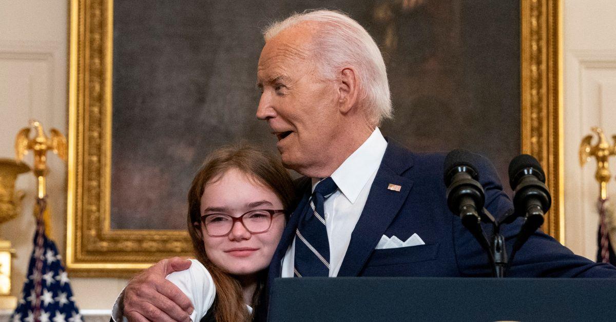 Biden tells released prisoner's daughter, 12, 'No serious boys until you're 30'