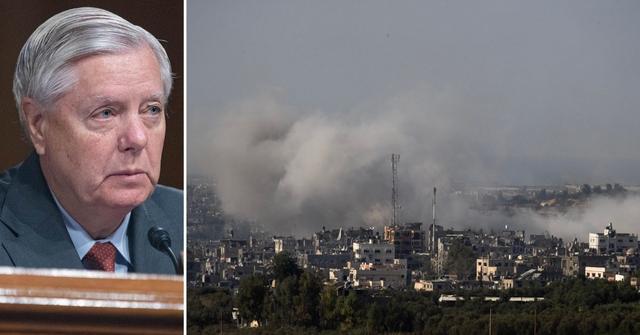 lindsey graham no amount palestinian deaths question israeli support