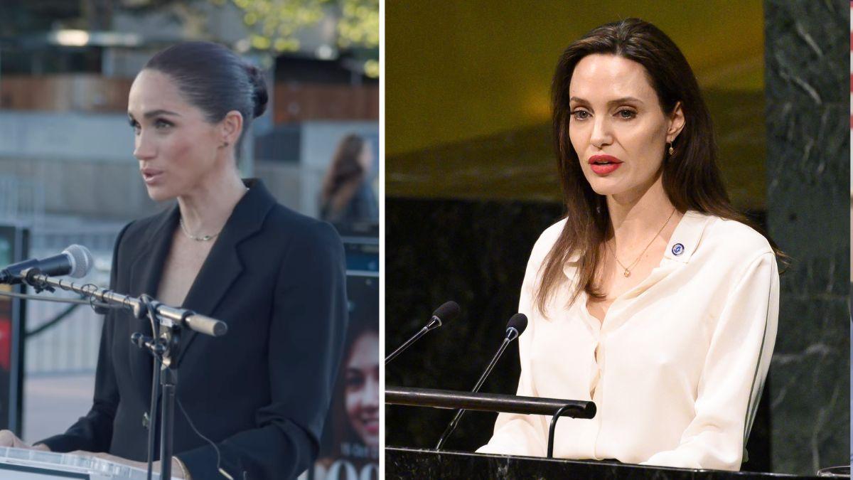 Photo of Meghan Markle and Angelina Jolie