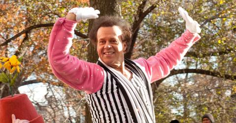 Composite photo of fitness guru Richard Simmons.