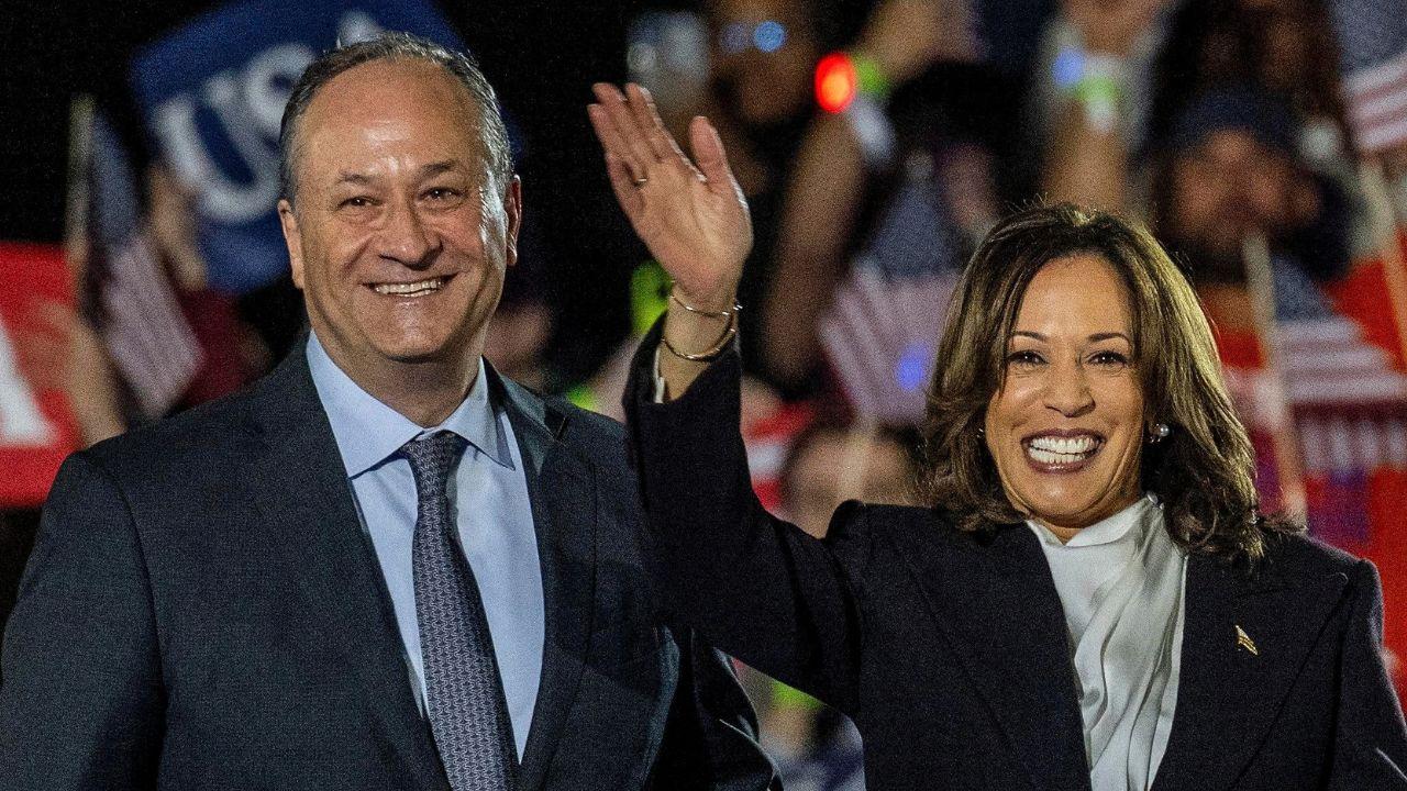 image of Doug Emhoff and Kamala Harris