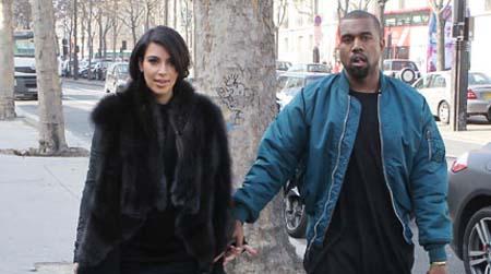 Kim Kardashian and Kanye West