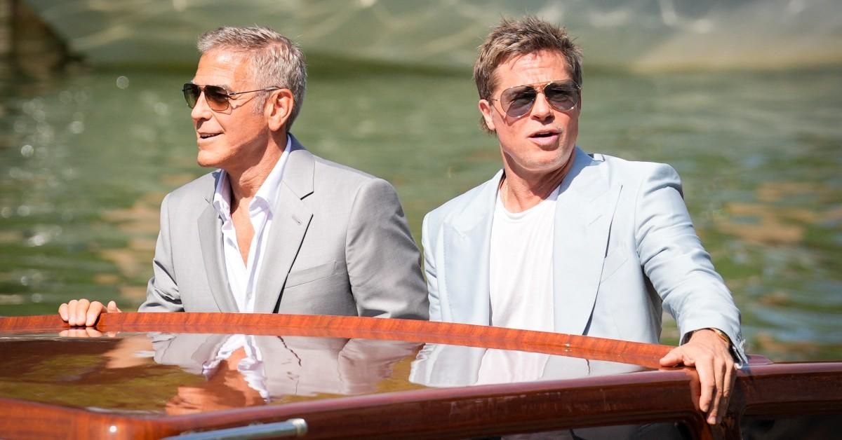 george clooney and brad pritt at war over new movie flop clooney thinks joint projects always blow up in his face