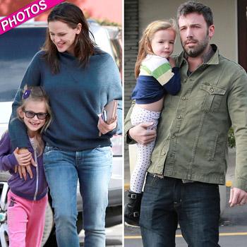 //affleck garner shopping kids