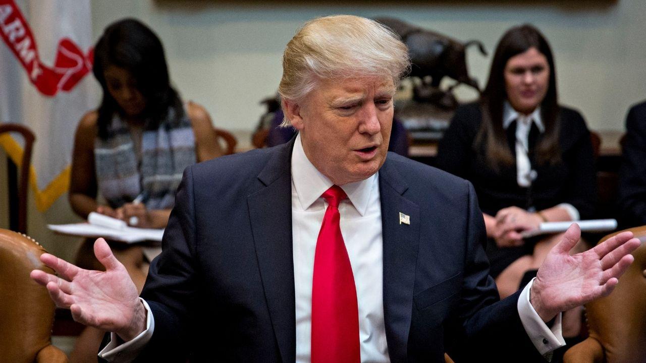 Image of Donald Trump recently said the U.S. is 'willing to help' Russia with the suspected plague outbreak.