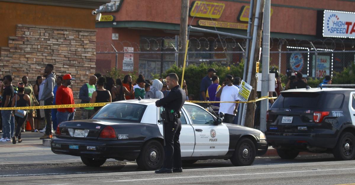 nipsey hussle crime scene photos