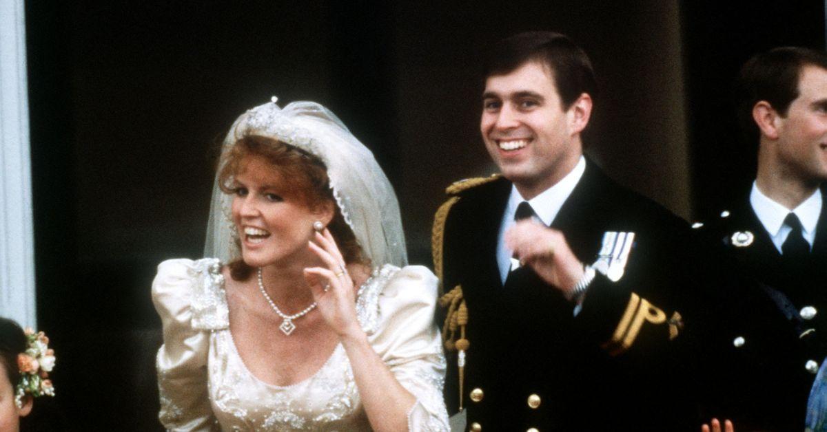 Wedding photo of Prince Andrew and Sarah Ferguson