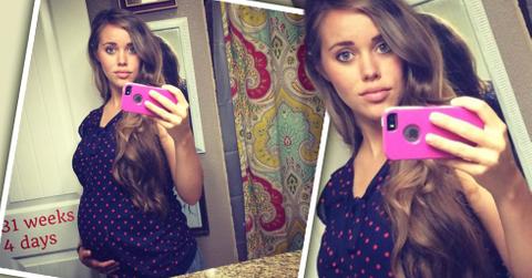 Jessa Duggar Seewald Pregnant Selfie 31 Weeks