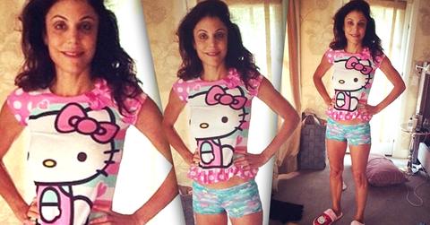 //bethenny frankel wore bryn pajama pants attention jason hoppy instagram pp sl