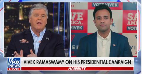 Sean Hannity Challenges 2024 Candidate Over Differences Between Him & Trump