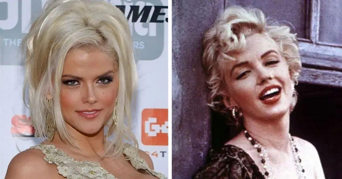 Anna Nicole Smith and Marilyn Monroe