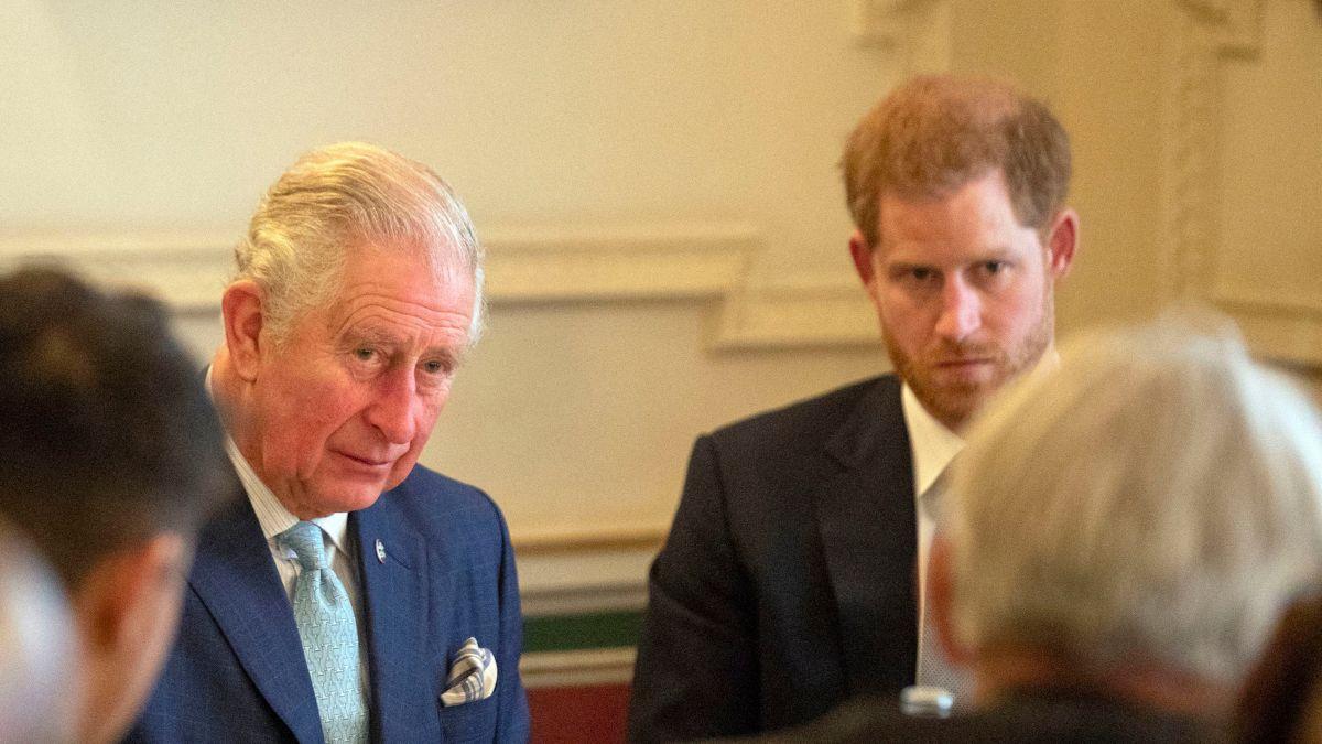 Photo of Prince Harry and King Charles