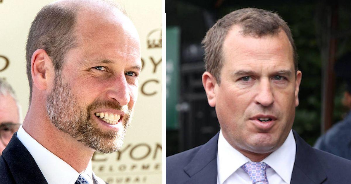 Photo of Prince William and Peter Phillips
