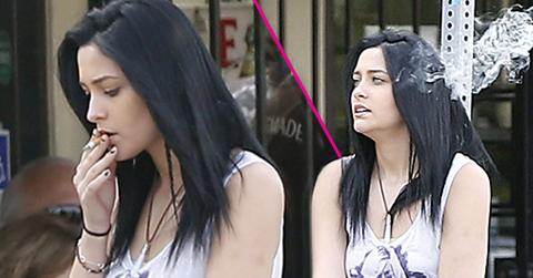 Paris Jackson Caught Smoking