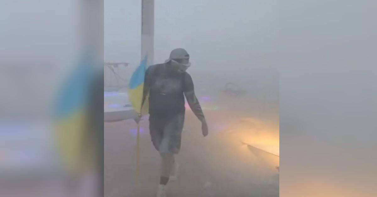 Photo of dust storm at Burning Man 2025
