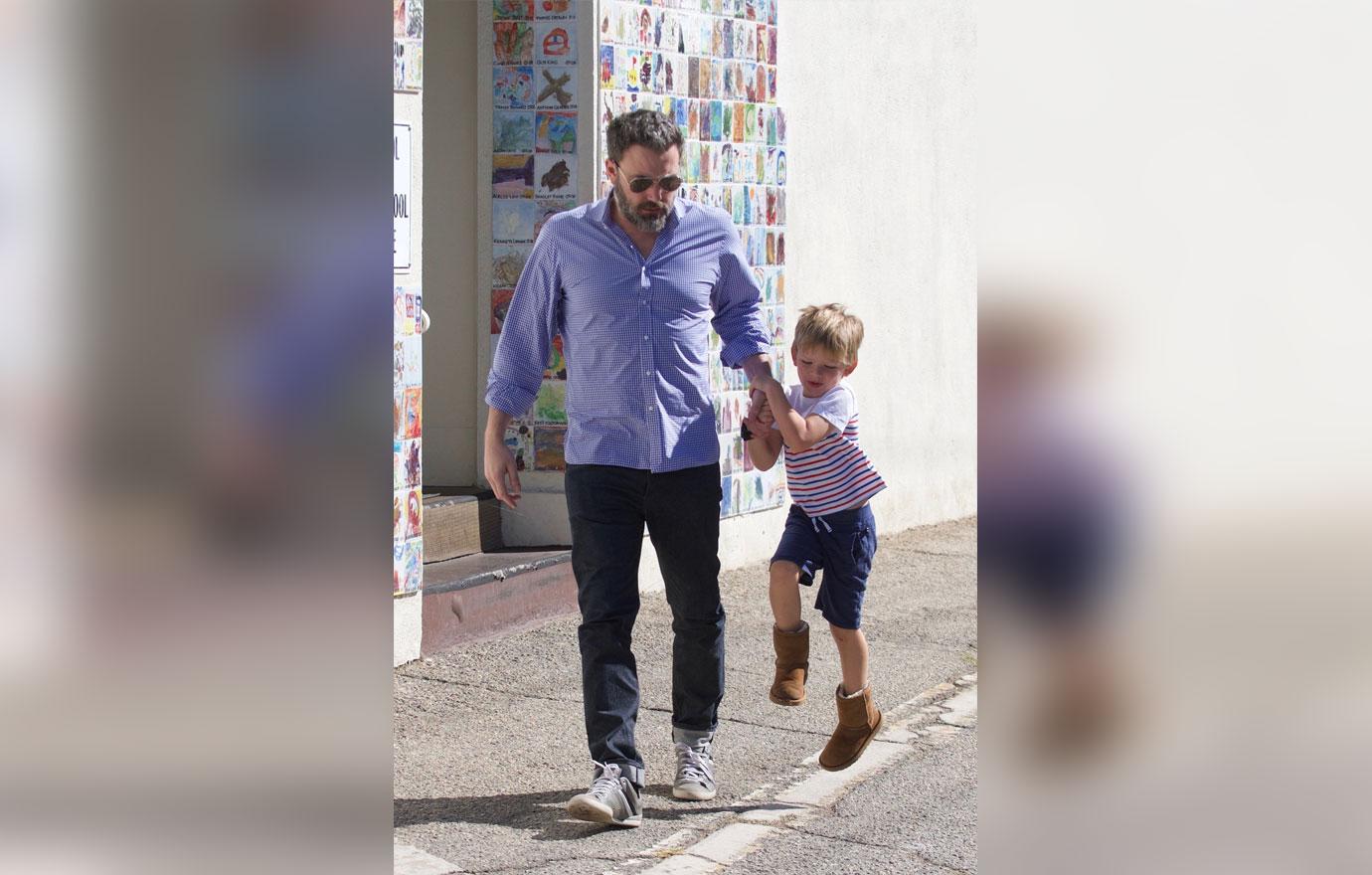 Ben Affleck Leaving Church After Rehab