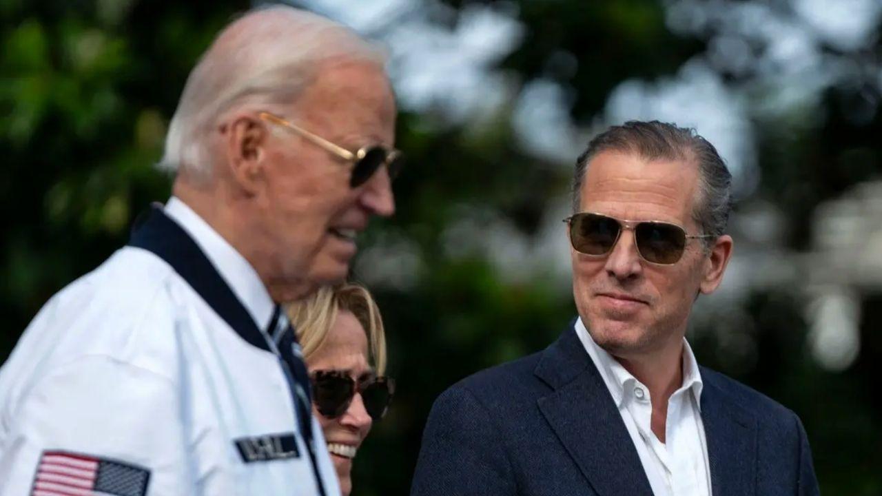 Photo of Joe and Hunter Biden