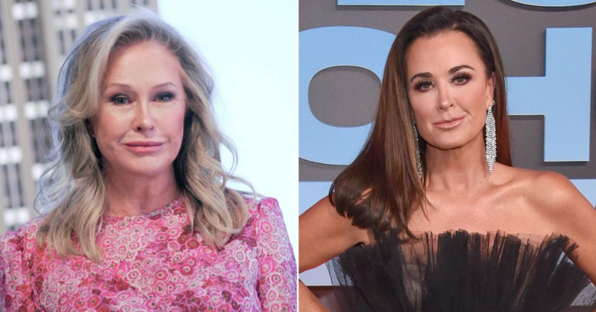 Kyle Richards Reveals Where She Stands With Sisters Kim And Kathy Hilton  After 'Rough' Patch