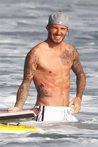 //david beckham splash