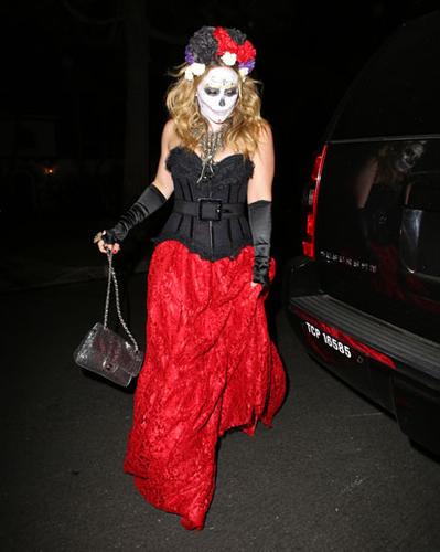 Celebs Dress Up For A Halloween House Party In Beverly Hills 6380