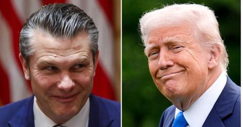 Pete Hegseth, Donald Trump