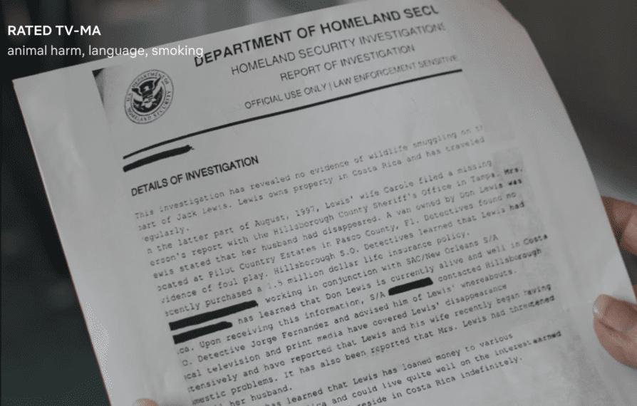 read the homeland security document that carole baskin claims proves her ex is alive