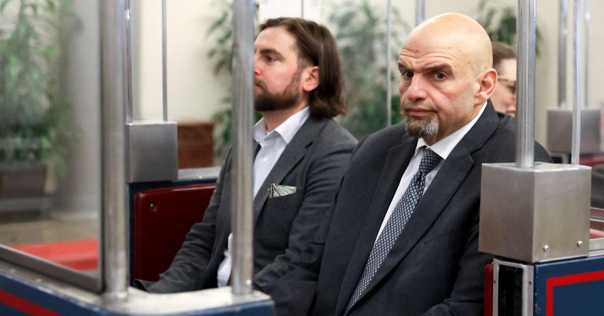 senator john fetterman eject lawyer event confront gaza ceasefire