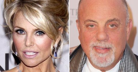Split photo of Christie Brinkley and Billy Joel.