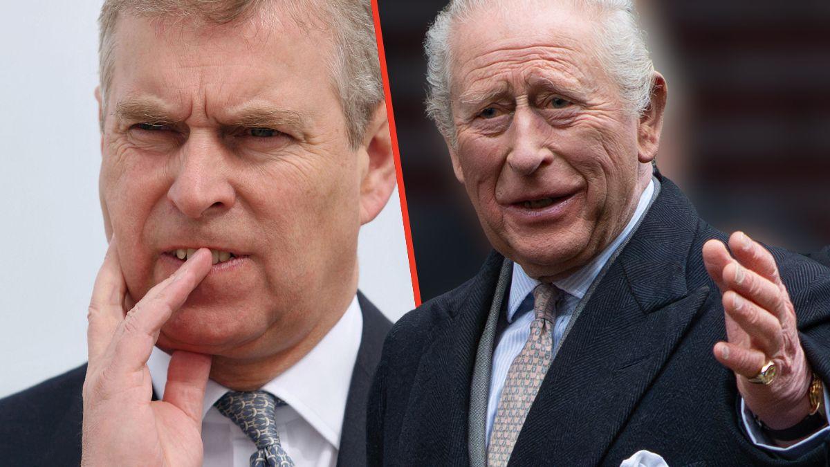 Photo of King Charles and Andrew Windsor