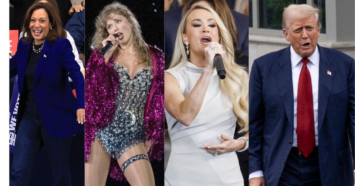 Kamala Harris earned Swift's support while Underwood sang at Trump's inauguration.