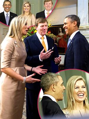 //barack obama michelle holland queen maxima tall