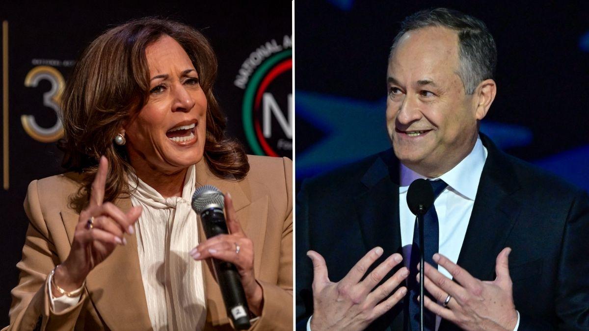 Photo of Kamala Harris, Doug Emhoff